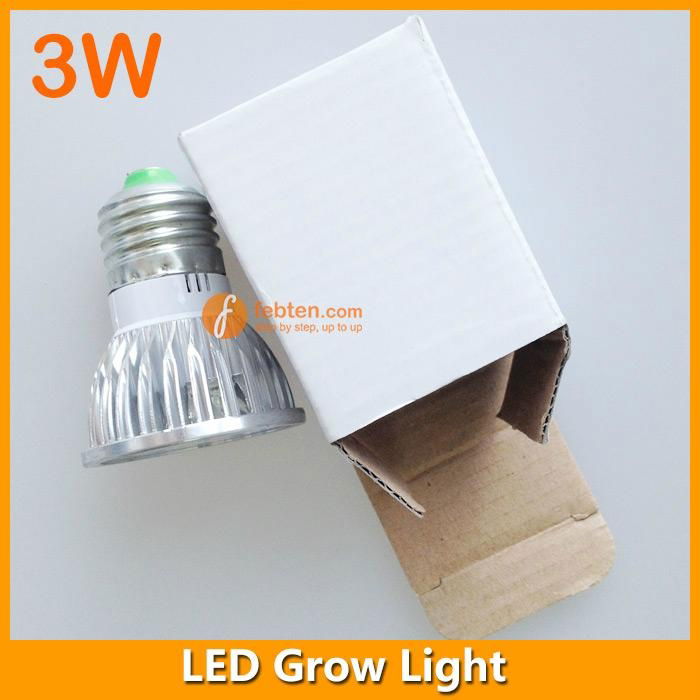 3W LED Grow Light E27 2