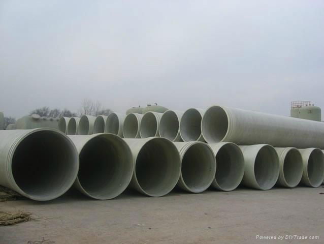 ISO certified anti-corrosion FRP pipes for chemical industry water treatment 3