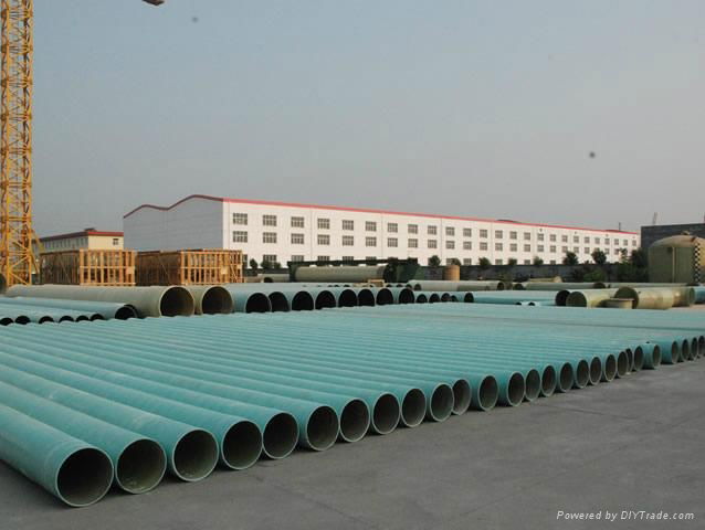 ISO certified anti-corrosion FRP pipes for chemical industry water treatment 2