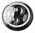  Sanyou Auto Round 7 Inch Led Headlight For Jeep Wrangler 30w 12v  High/Low Beam