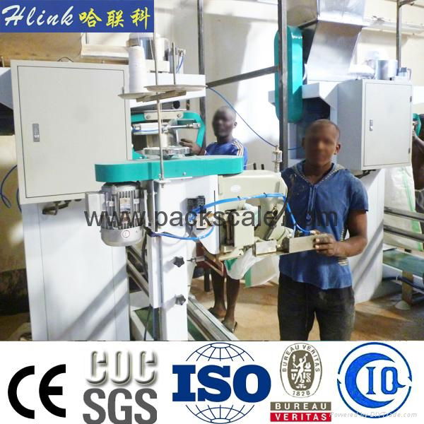 25kg Semi automatic flour packing machine 5