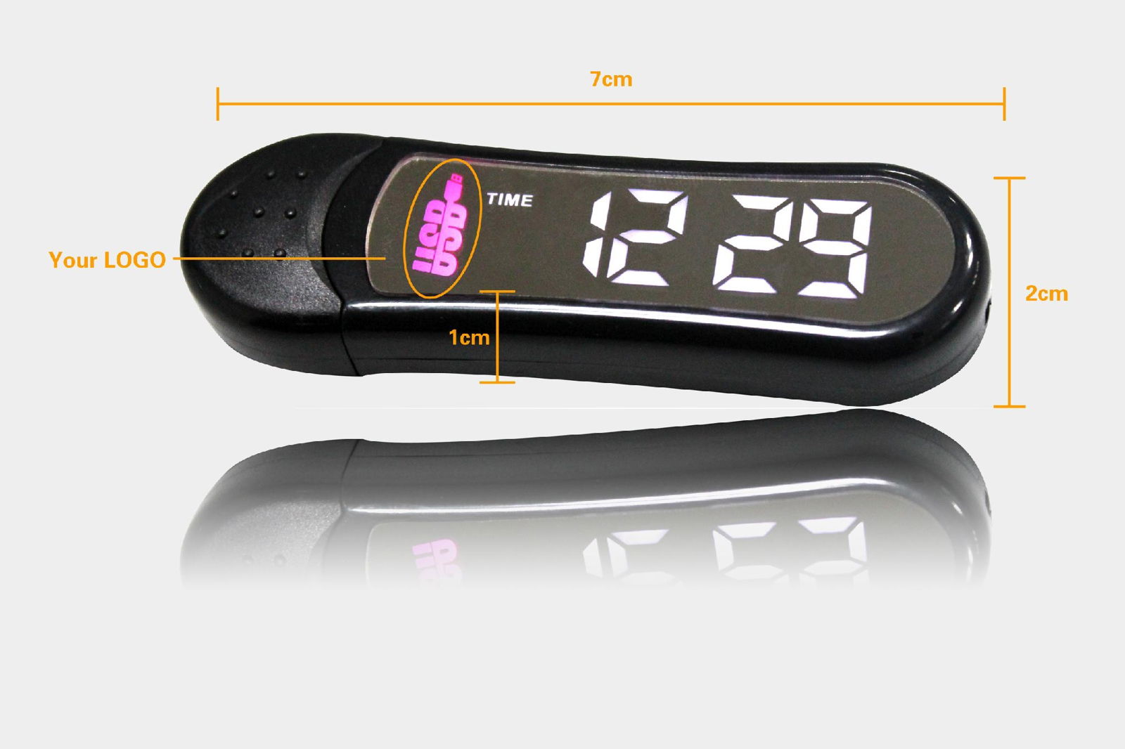 批發新款LED智能手錶U盤時尚創意3D手環計步器多功能USB優盤W4