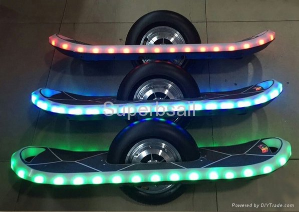 E wheel Scooter Electric Skateboard One Wheel with Bluetooth and LED flash light 4