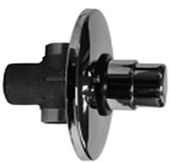 Concealed Delay Action Shower Valve With Wall Flange