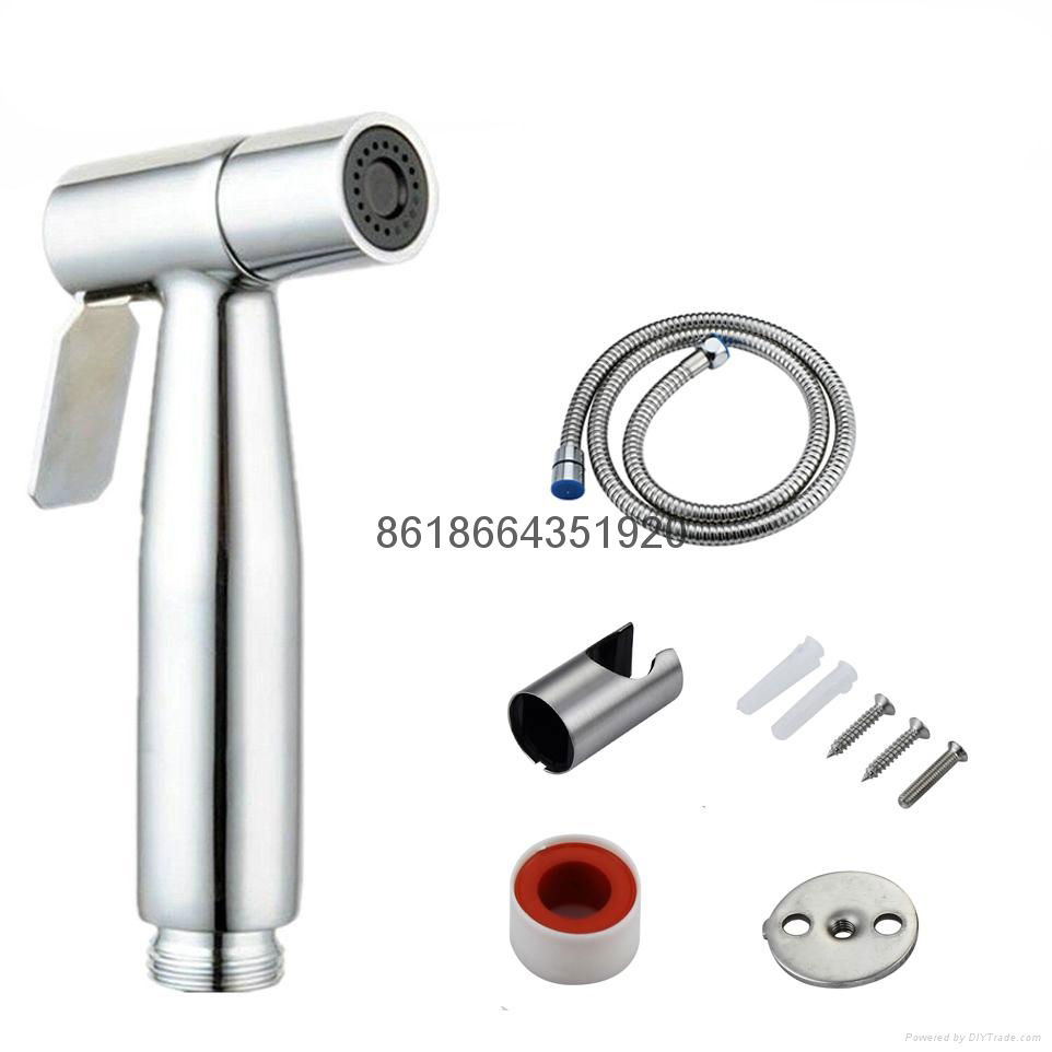 Stainless Steel Bidet Sprayer with 1.2M Flexible Hose and Sprayer Holder 5