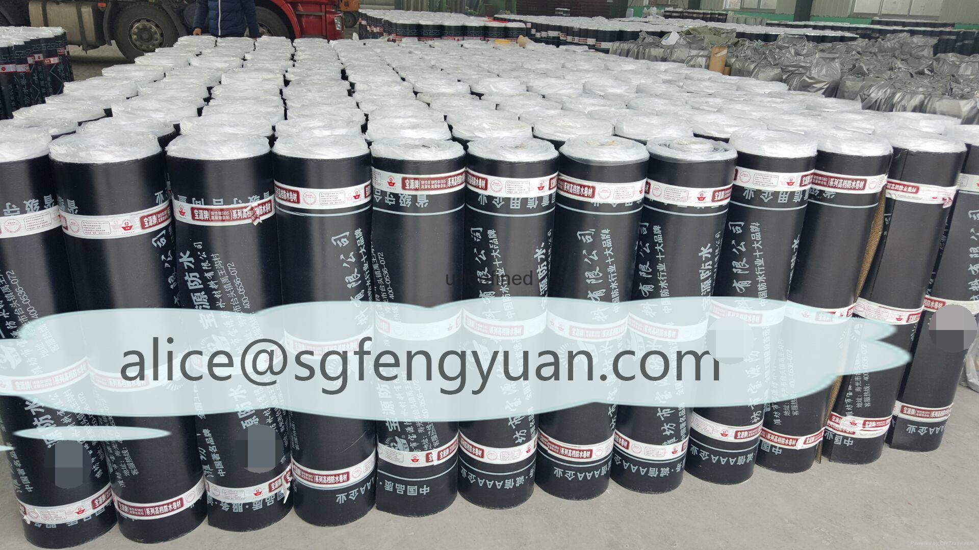 SBS modified bitumen /torched self-adhesive 2