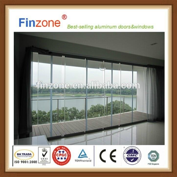 Fashionable latest newest tempered glass curtain wall