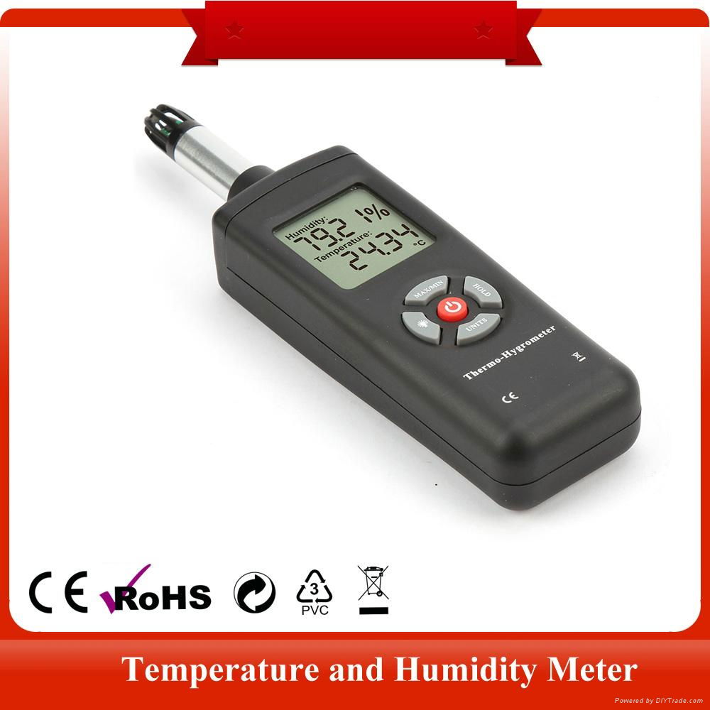  portable humidity temperature industrial meter digital Thermo-Hygrometer probe  3