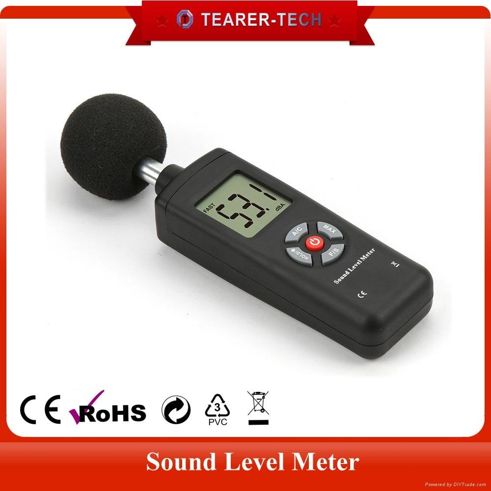 Portable 30~130dB digital sound level meter lowest price TL-201 4