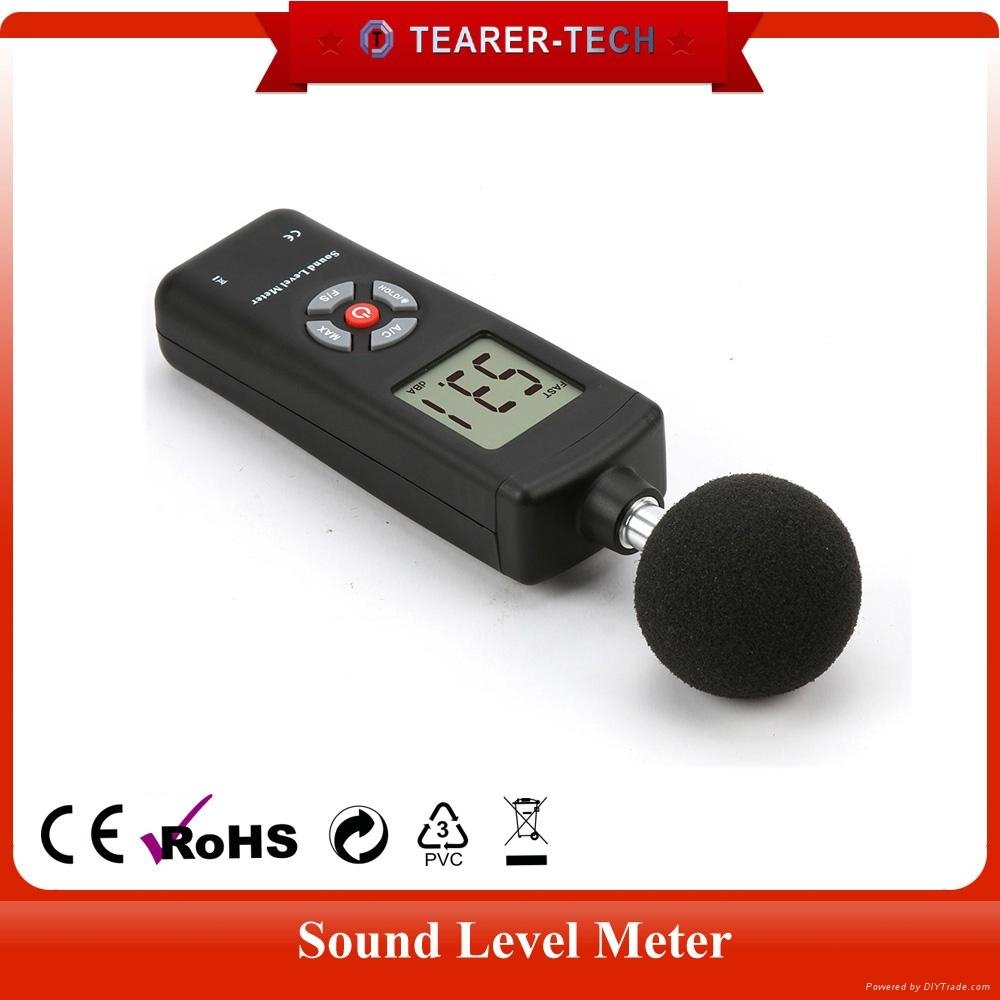 Portable 30~130dB digital sound level meter lowest price TL-201 5