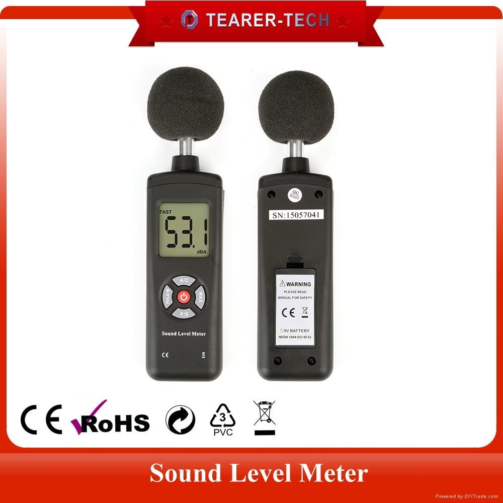 Portable 30~130dB digital sound level meter lowest price TL-201