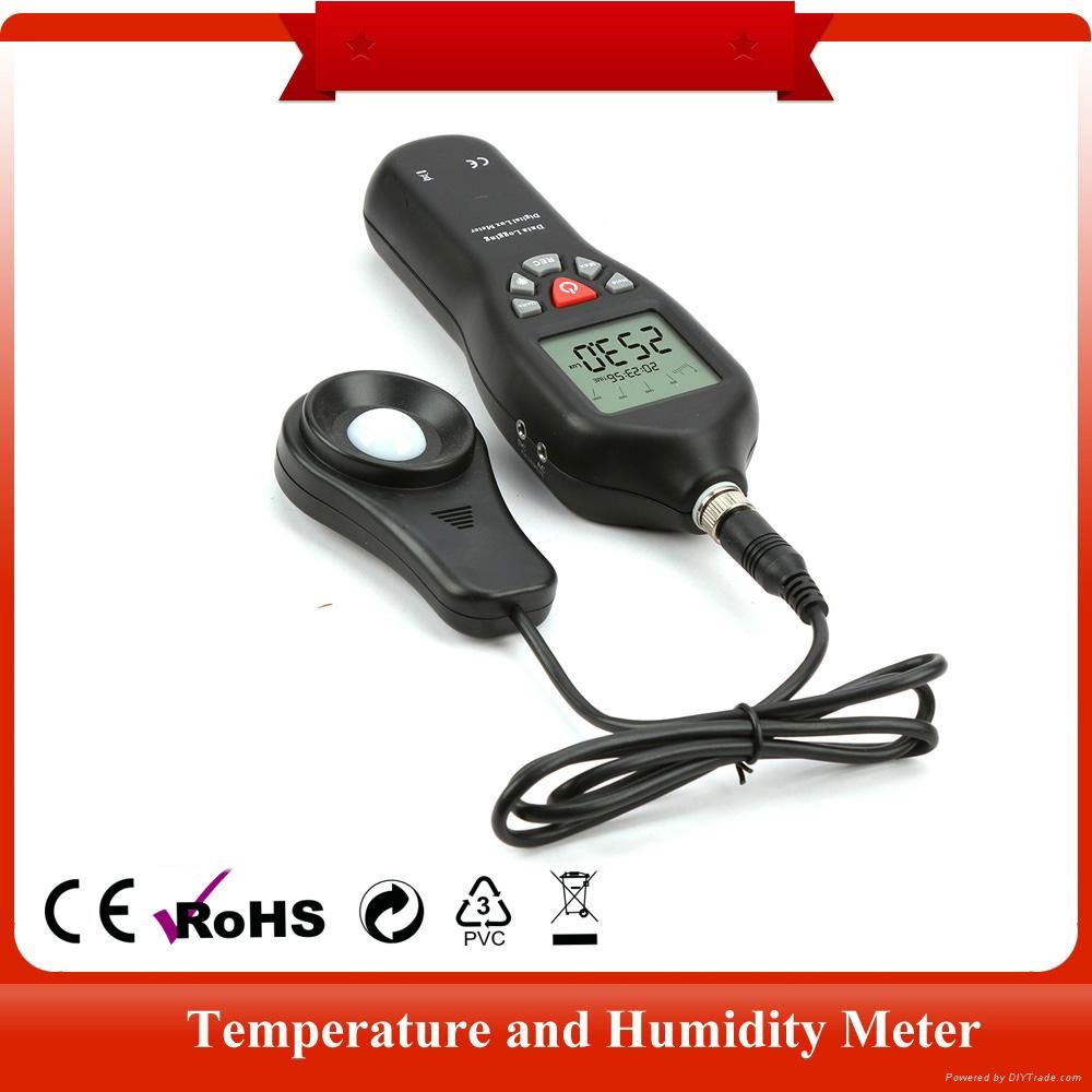 Handheld Lux light meter for LED light with 200000 points memory Made in China