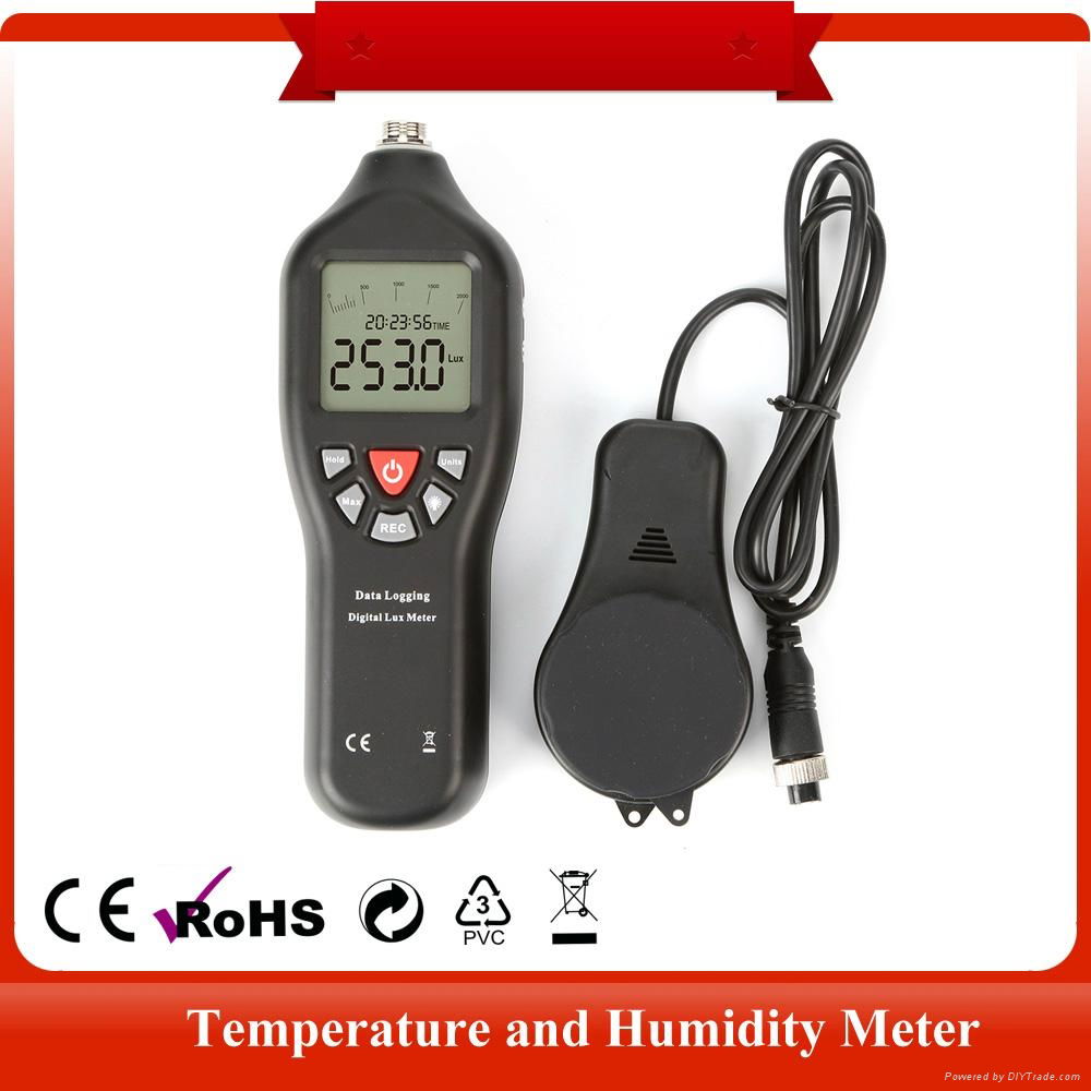 Handheld Lux light meter for LED light with 200000 points memory Made in China 3