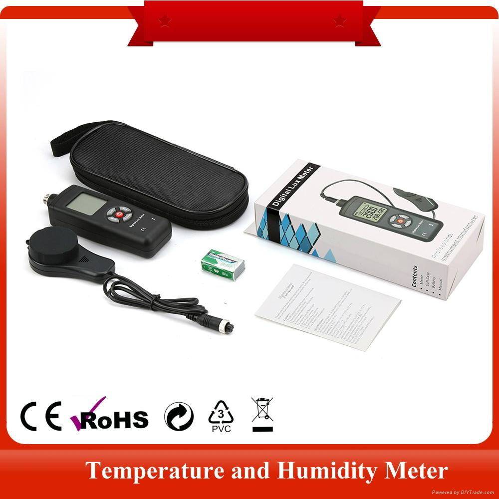 3-in-1 High quality Digital lux meter price with temperature and humidity TL-601 3