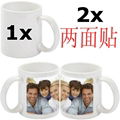 Magic 11oz White Sublimation Custom Ceramic Coffee Image Mug 