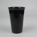 Customized Design Ceramic Lock Mug, Ceramic Coffee Mug with Silicon Sleeve/Lid