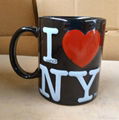 Promotional Creative Ceramics Mug with I Love 3