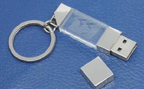 3D LOGO USB Drive in Crystal 2