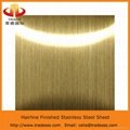 high quality hairline finished PVD colored 304 stainless steel sheet 5