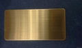 polished stainless steel sheet 304 vibration finished PVD colored astm 304 5
