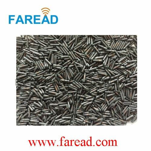 FDX-B RFID glass chip 1.4*8mm microchip for animal tracking and identification