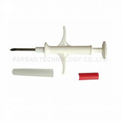 ISO11784/785 implanted RFID animal microchip syringe 1.4*8 mm