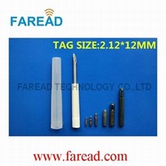 ISO11784/785 RFID FDX-B 2.12x12mm animal microchip needle