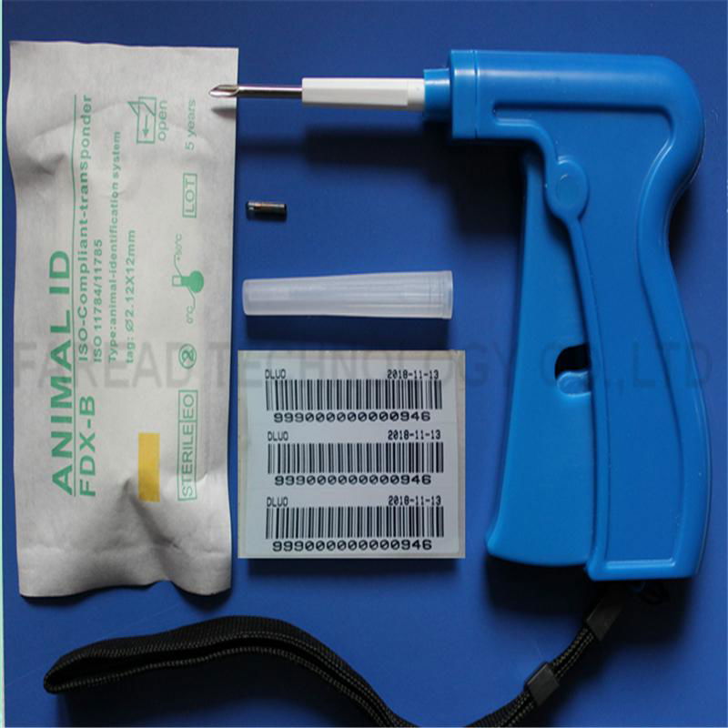ISO11784/785 RFID FDXB 2.12x12mm animal microchip needle FRD021