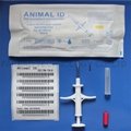 ISO11784/785 implanted RFID animal microchip syringe 1.4*8 mm 3