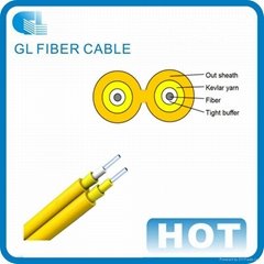 Indoor Zip-Cord Interconnect Fiber Optic Cable (GJFJV)