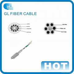 4-Core Single-Mode Central Tube opgw Outdoor Fiber Optic Cable