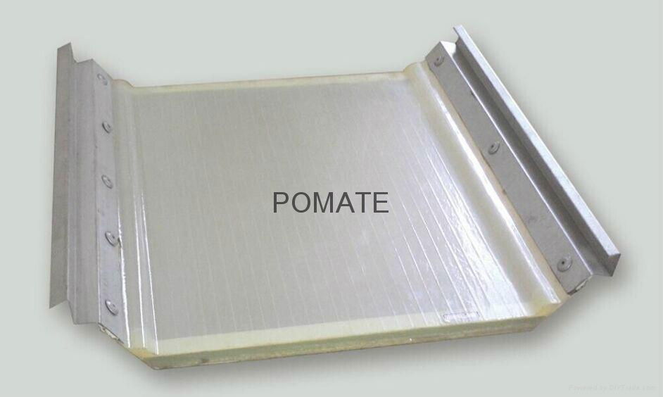 Double-layers FRP Skylight Panel of anti-condensation Type with metal edges