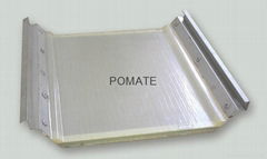 Double-layers FRP Skylight Panel of anti-condensation Type with metal edges 