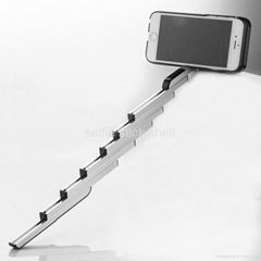 selfie stick phone case with bluetooth shutter button