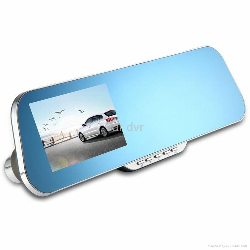 dvr with mirror best selling high quality car dvr dual camera
