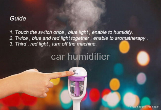 new air humidifier hot selling humidifier diffuser mini car humidifire 4