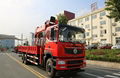 Dongfeng 6X4 truck mounted crane with