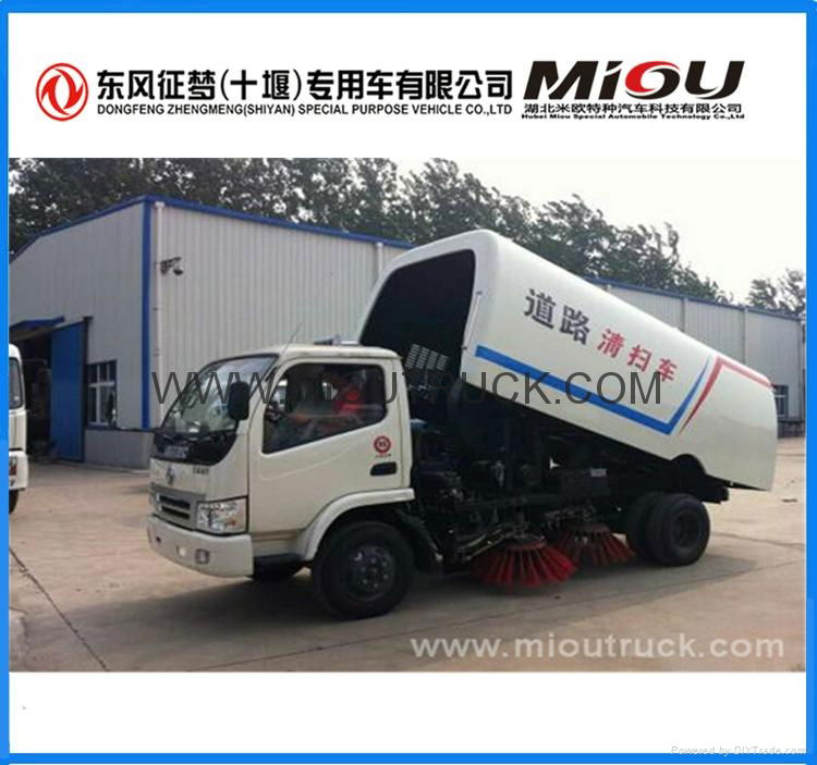 Cheap price floor street sweeper truck with good quality 2