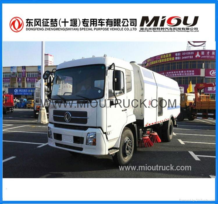 Cheap price floor street sweeper truck with good quality 3