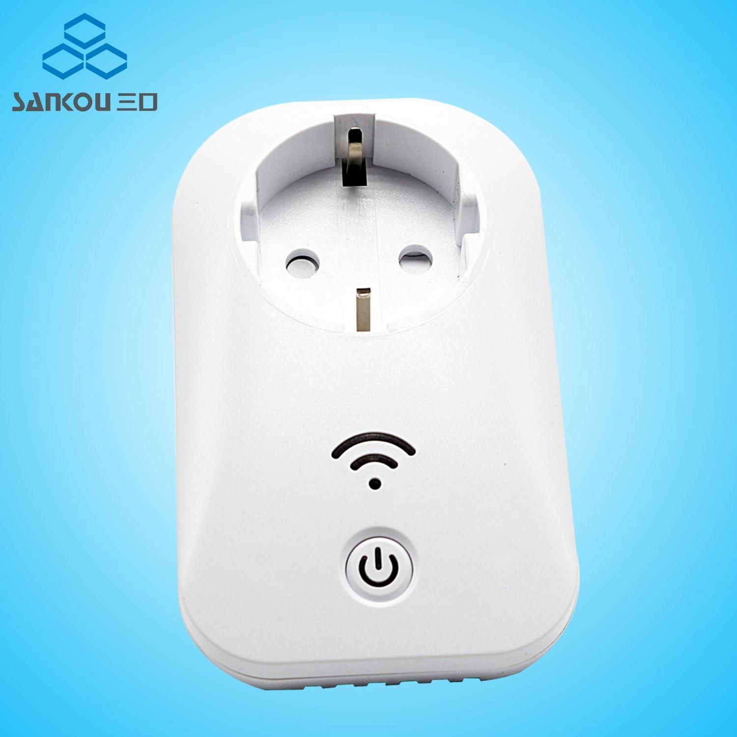 EU Standard Power Remote Socket 16A Smart Switch Travel Plug Socket 