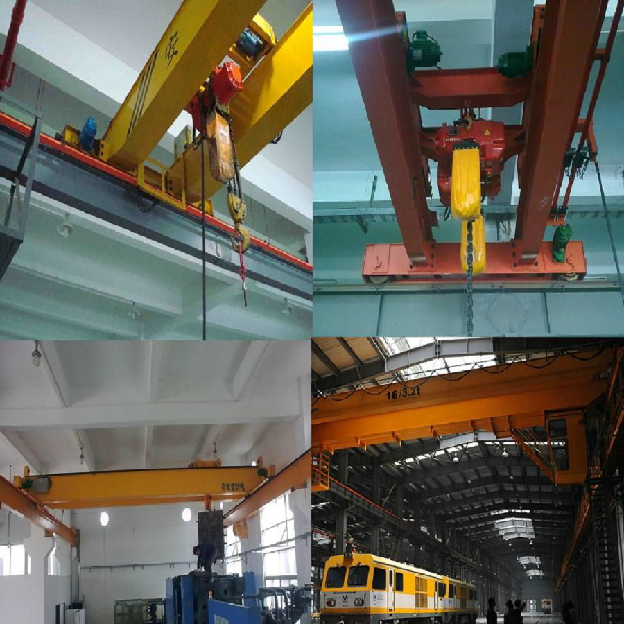 Electric hoist double beam bridge crane 3