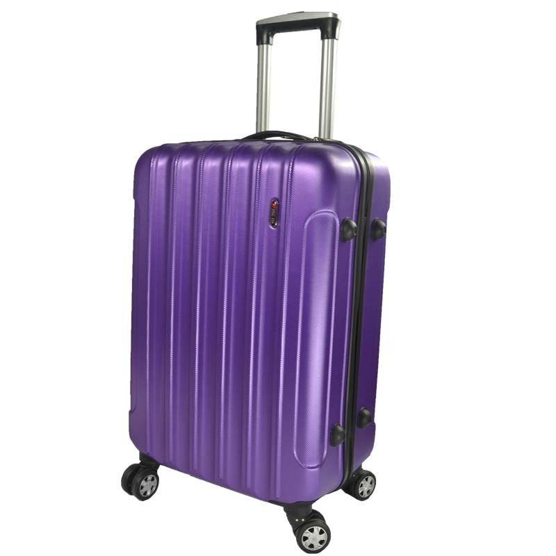 shiny color factory price ABS trolley l   age sets 4