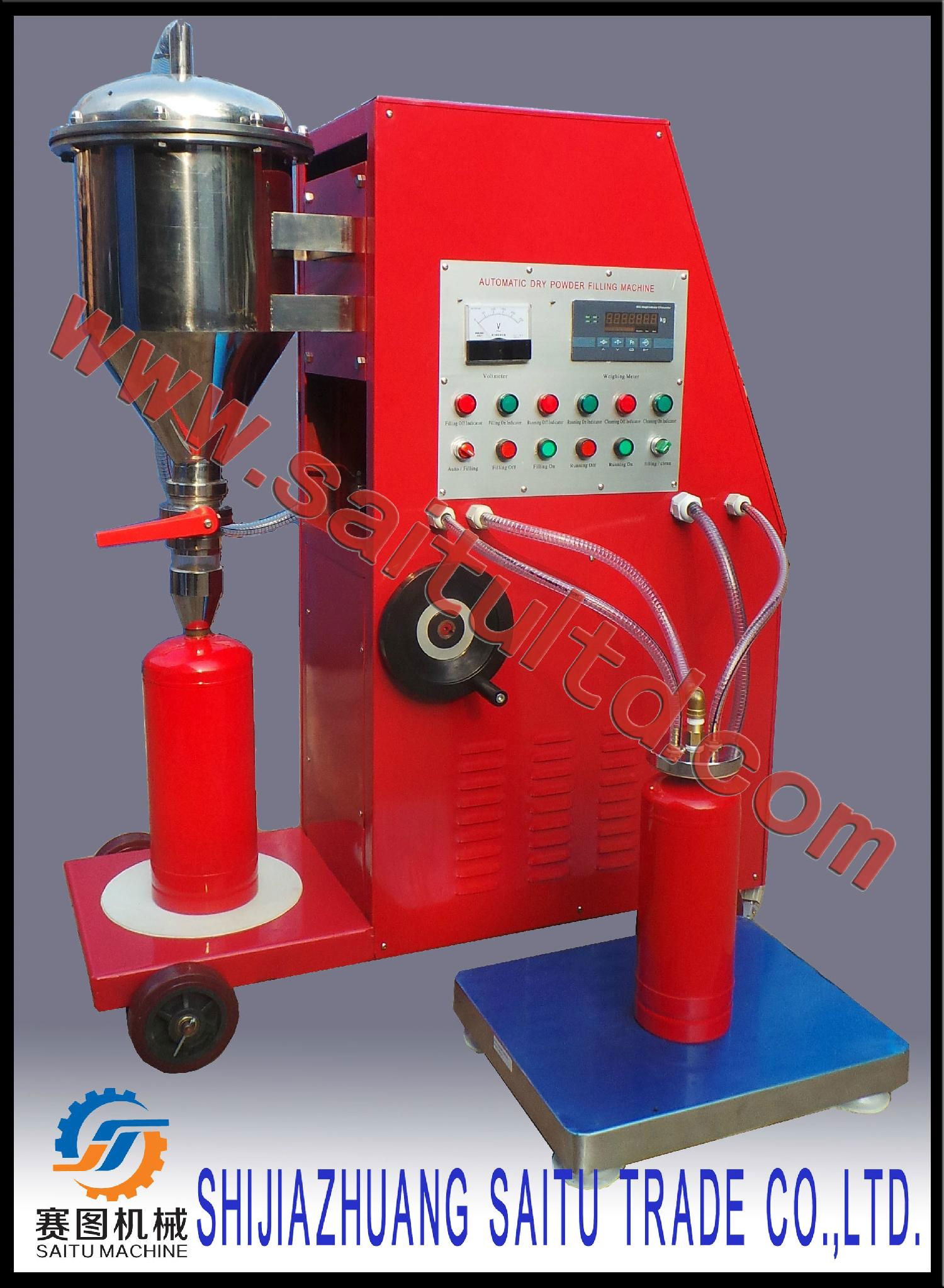 ABC/BC powder fire extinguisher filling machine/extinguisher hydrostatic test  2