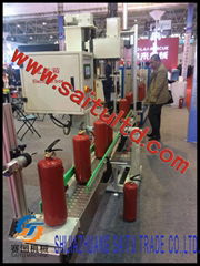 full automatic fire extinguisher filling and assembling line