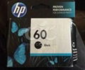 New In Box HP 60 Black Ink Cartridge CC640WN 1