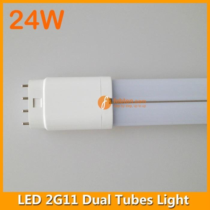 4pins 24W 542mm LED 2G11 Dual Tubes Light 