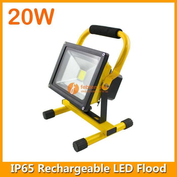 20W Rechargeable LED Flood Lamp IP65 4