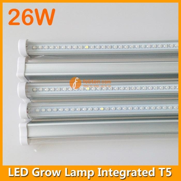 26W High Power LED Grow Lamp Integrated T5 4FT 3