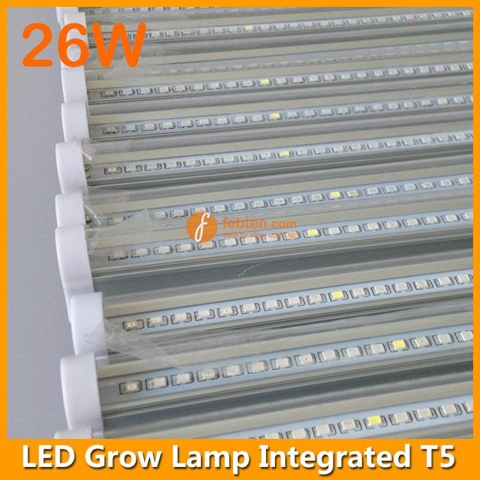 26W High Power LED Grow Lamp Integrated T5 4FT 4