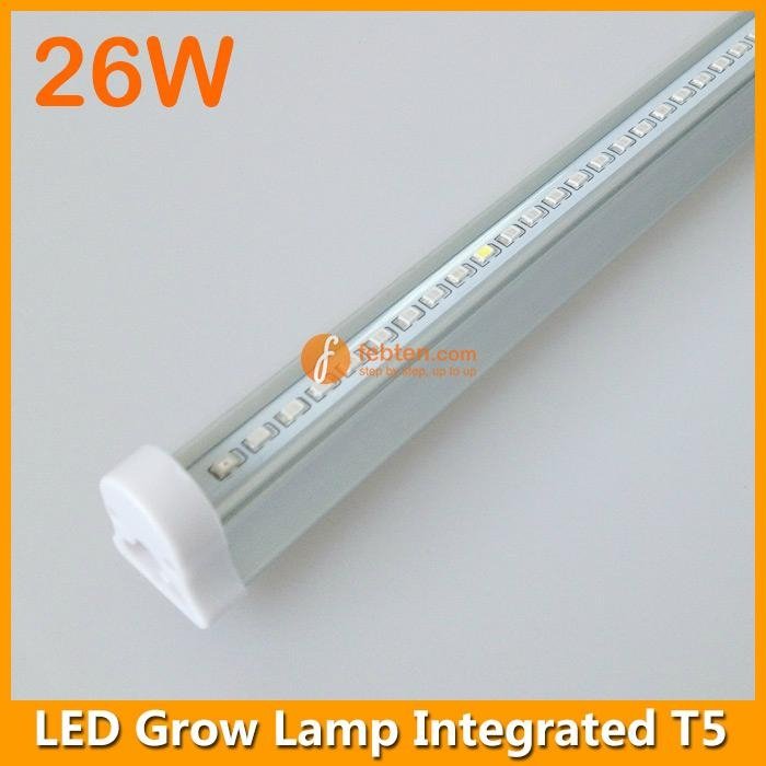 26W High Power LED Grow Lamp Integrated T5 4FT 5
